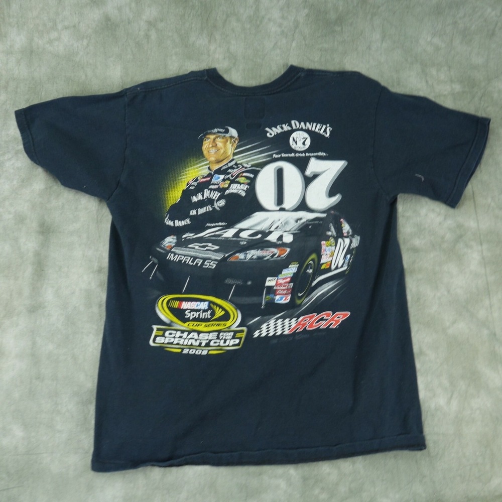 VGUC Nascar CLINT BOWYER #7  Chase Authentics  Nascar Jack Daniels Size M Black